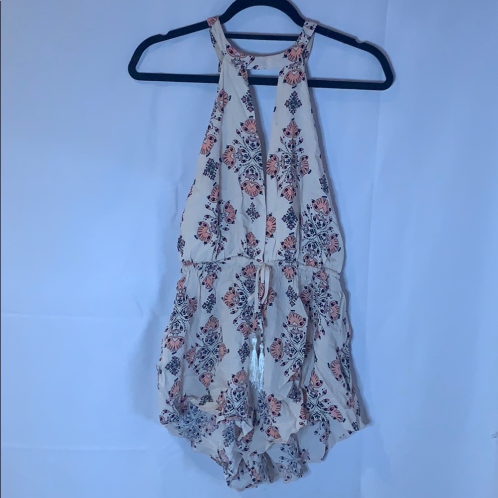 Hazel Boutique Patterned Romper - image 1